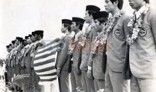 Malaysias National Football Team after Qualifying for the 1972 Munich Olympic Games Oct 9 1971